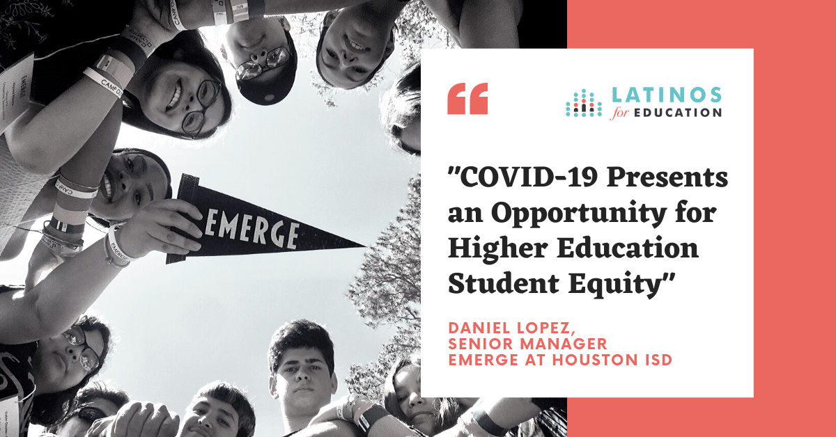 COVID-19 Presents an Opportunity for Higher Education Student