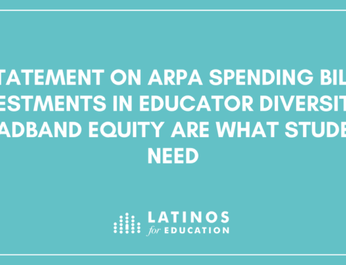 Statement on ARPA Spending Bill: Investments in Educator Diversity & Broadband Equity are What Students Need